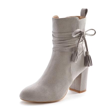 Lascana LASCANA Enkellaarsjes lichtgrijs