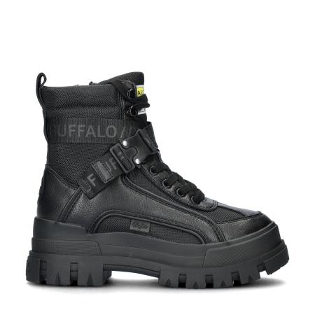 Buffalo Aspha Com 1 veterboots Zwart 422161