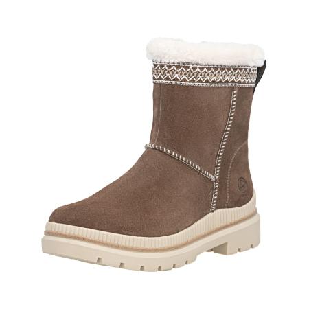 Remonte REMONTE Snowboots lichtbeige / bruin / wit