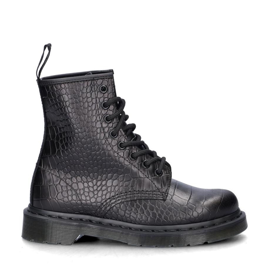 Dr. Martens 1460 Croco veterboots Zwart 499567 Zwart