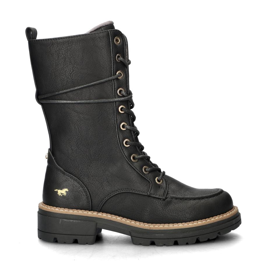Mustang veterboots Zwart 442288 Zwart