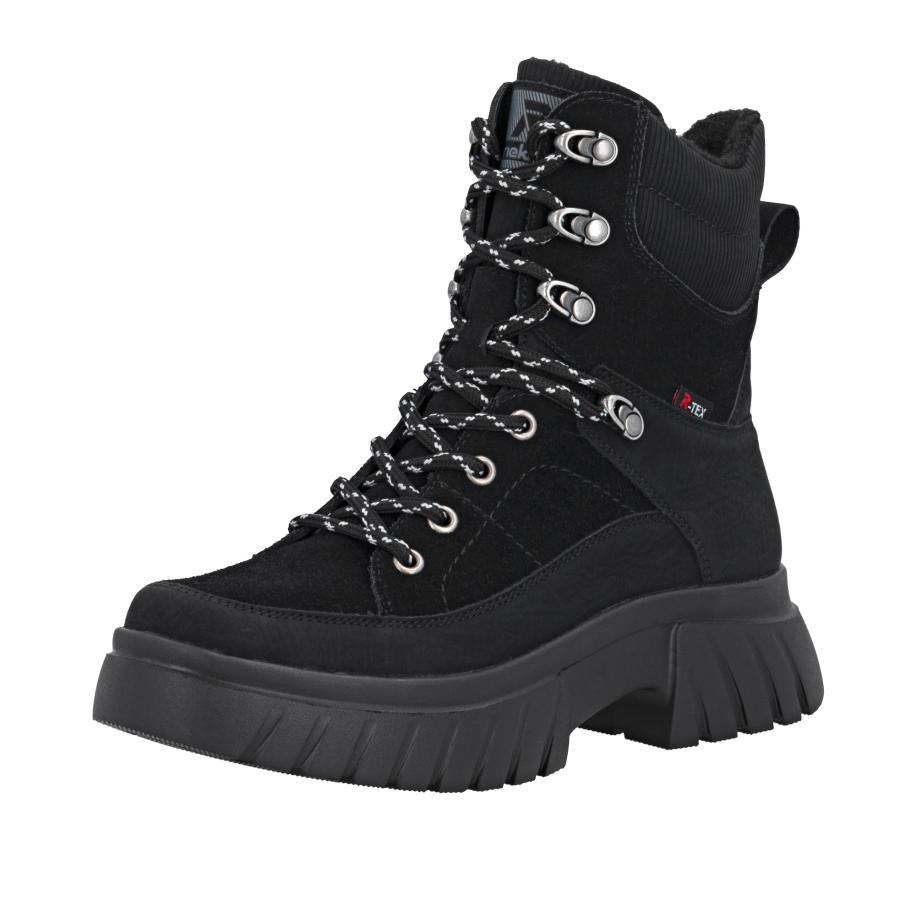 Rieker Sport Rieker Sport Veterlaarsjes zwart -