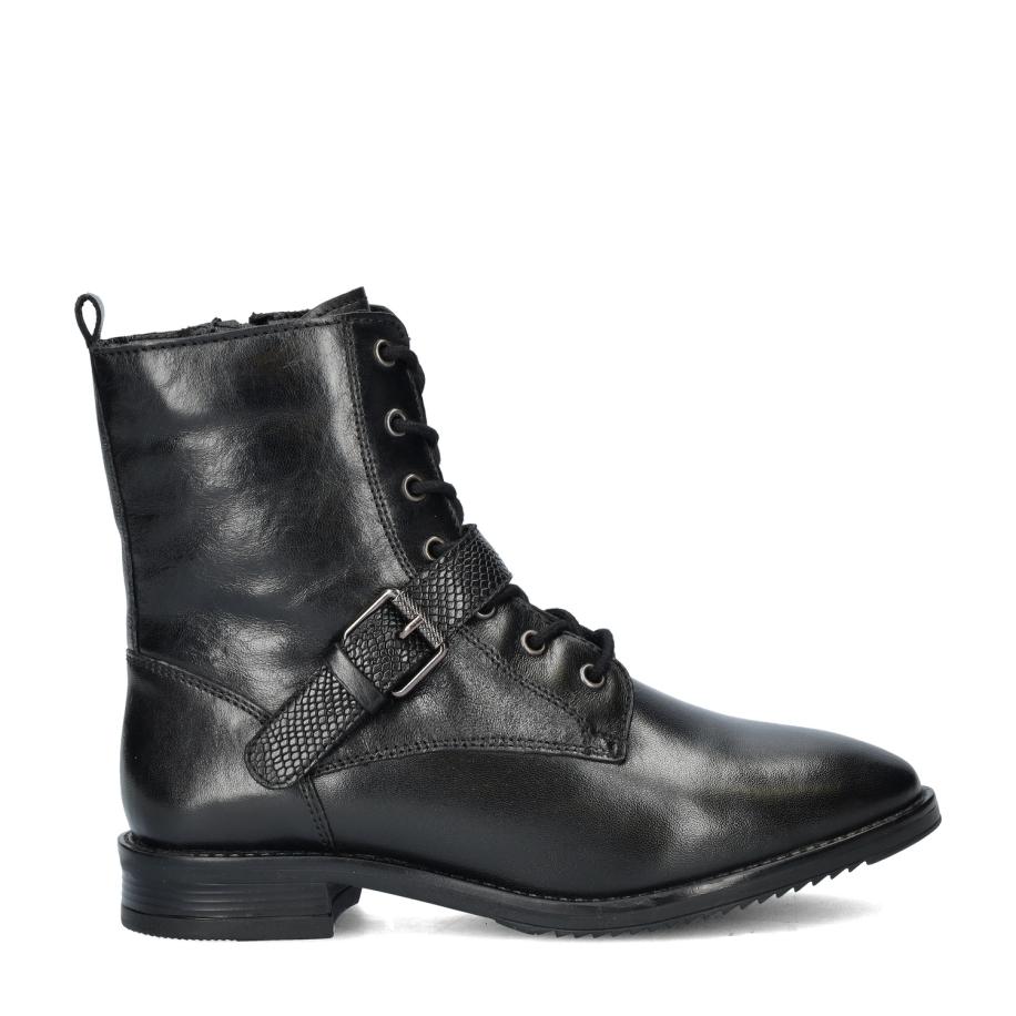 Cafe Moda veterboots Zwart 448764 Zwart