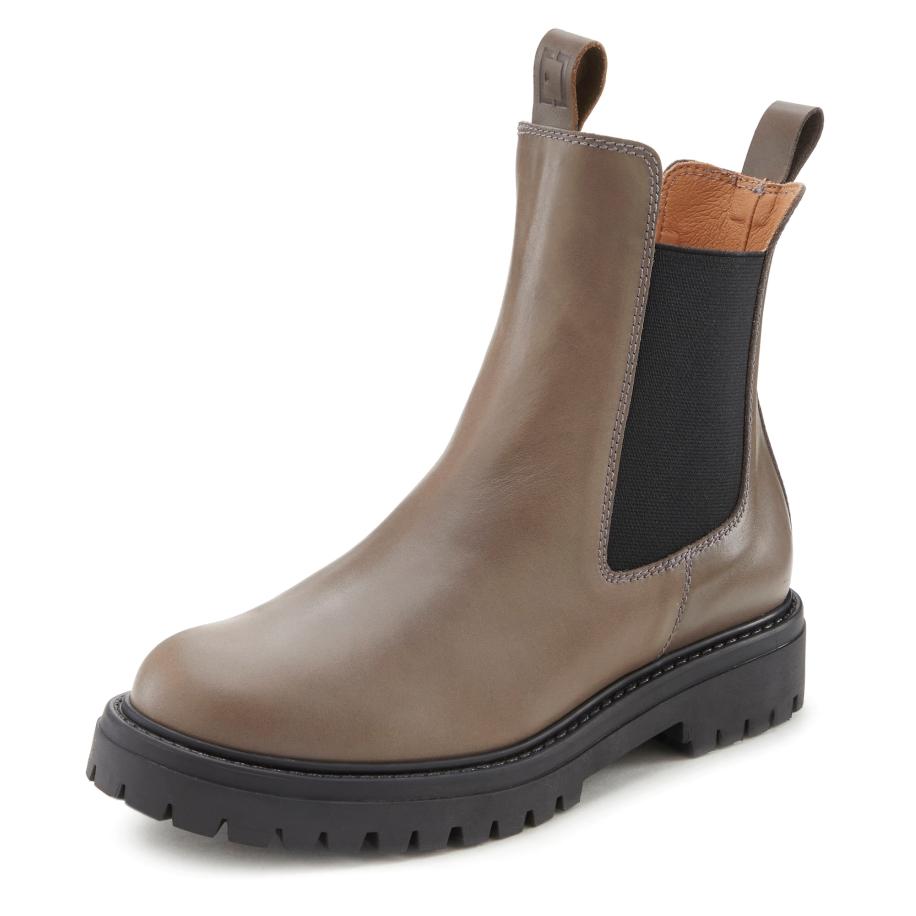 Elbsand Elbsand Chelsea boots donkerbeige / zwart -