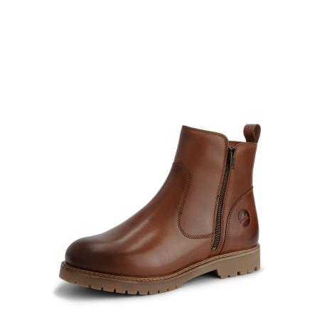 Travelin Travelin Enkellaarsjes Karup cognac