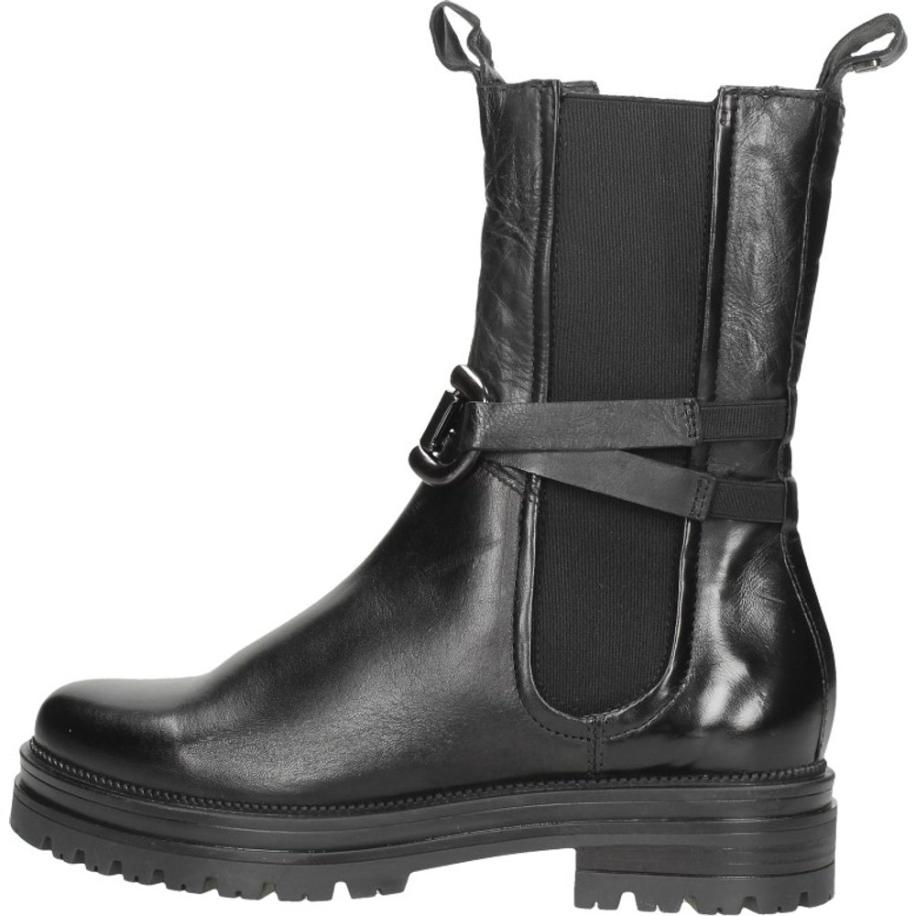 Mjus - Enkellaarsjes Plat Zwart