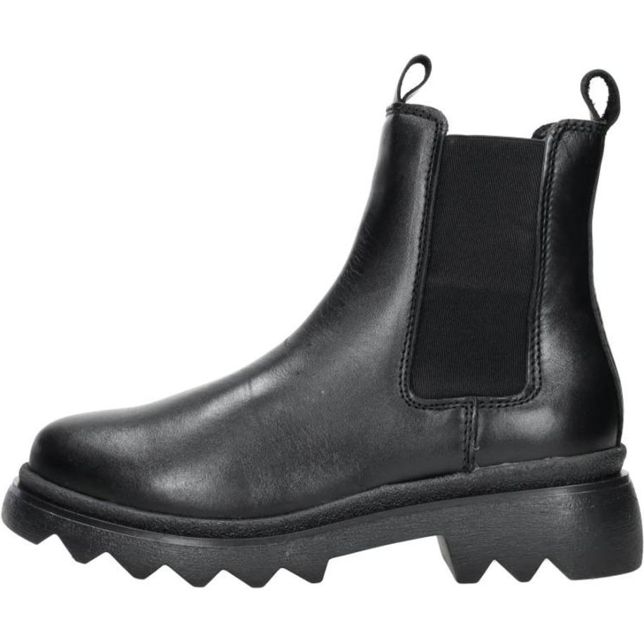 Tamaris - Enkellaarsjes Plat Zwart