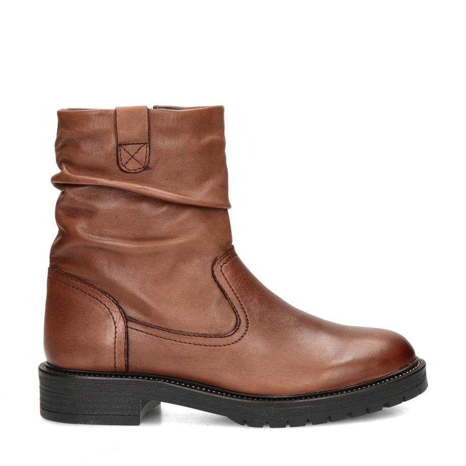 Nelson rits- & gesloten boots Bruin 445365 Bruin