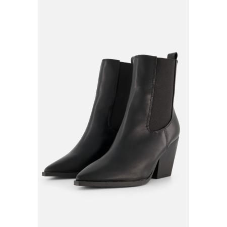 Posh by Poelman Chelsea boots met hak zwart Pu