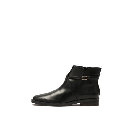 Kazar Kazar Enkellaarsjes zwart