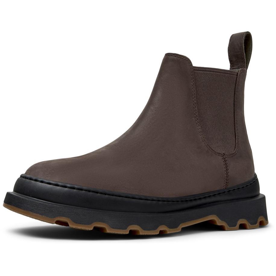 Camper CAMPER Chelsea boots Brutus+ donkerbruin -