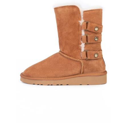 Gooce Boots Binger kastanjebruin