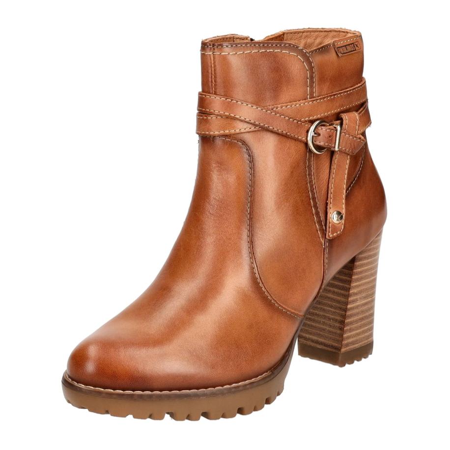 Pikolinos PIKOLINOS Enkellaarsjes cognac -