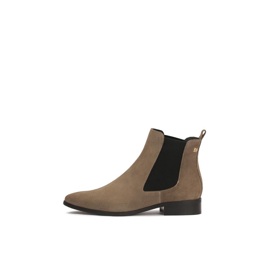Kazar Kazar Chelsea boots taupe / zwart -