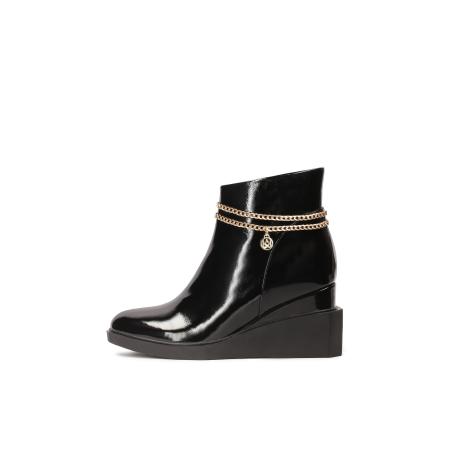 Kazar Kazar Enkellaarsjes goud / zwart