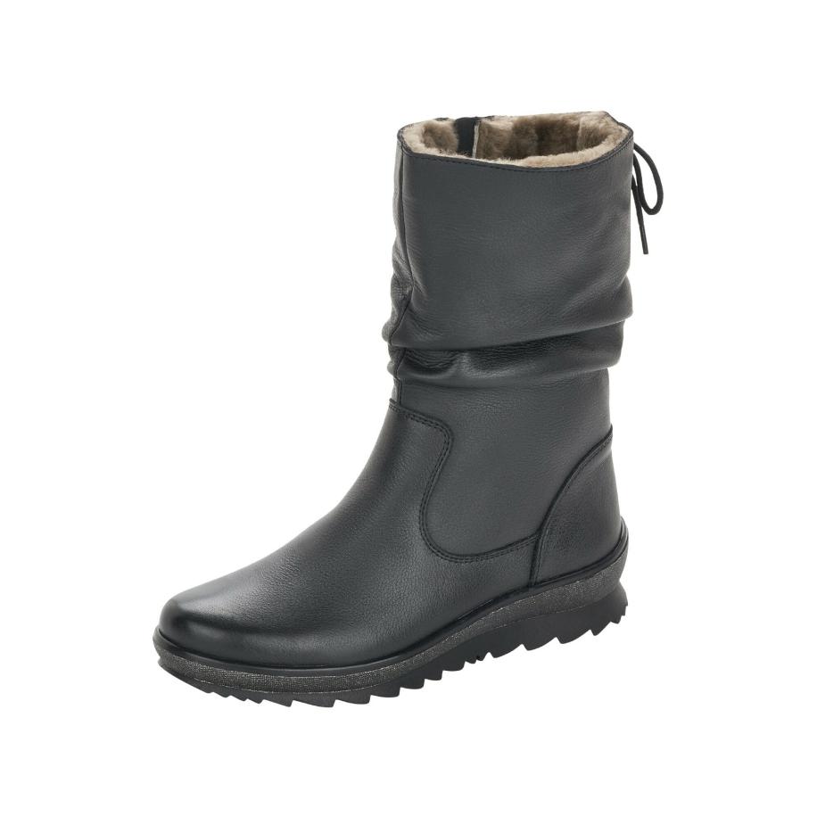 Remonte REMONTE Enkellaarsjes zwart -