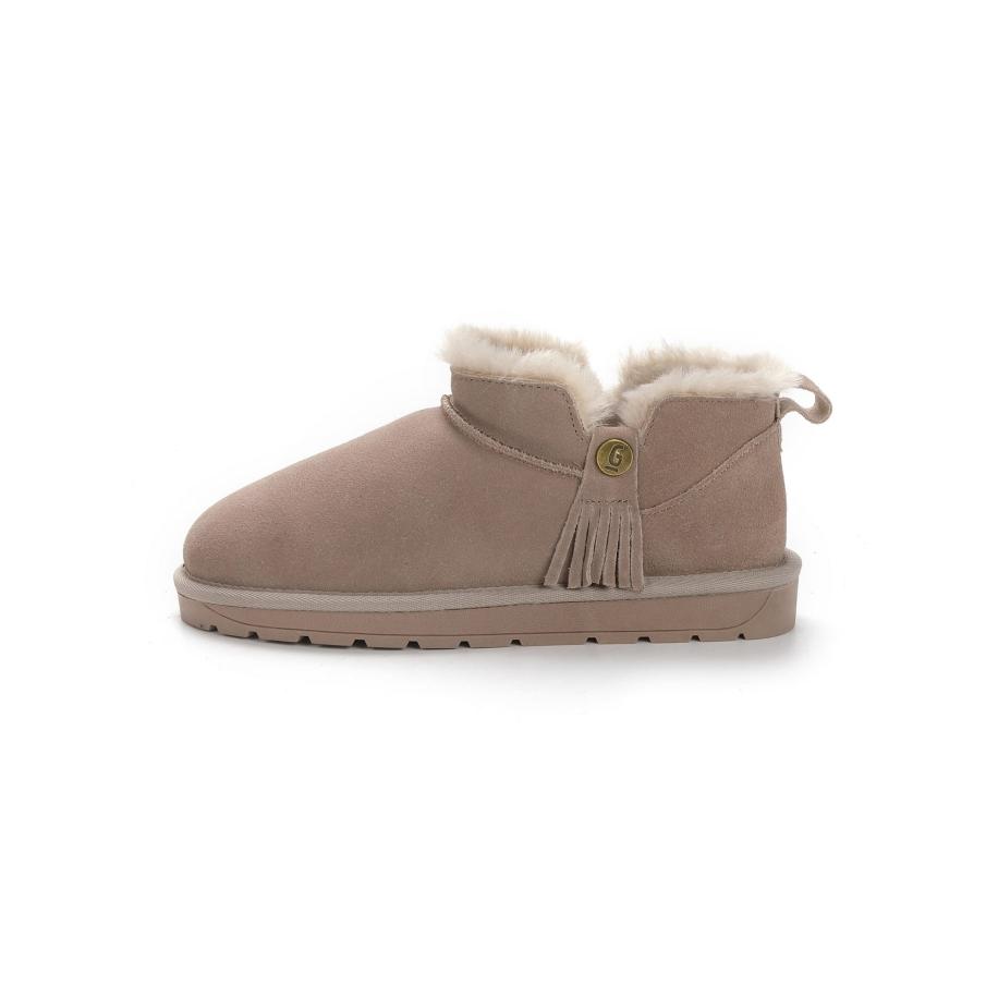 Gooce Boots Mikila beige / offwhite Bruin