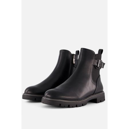 Marco Tozzi Enkellaarsjes zwart Synthetisch