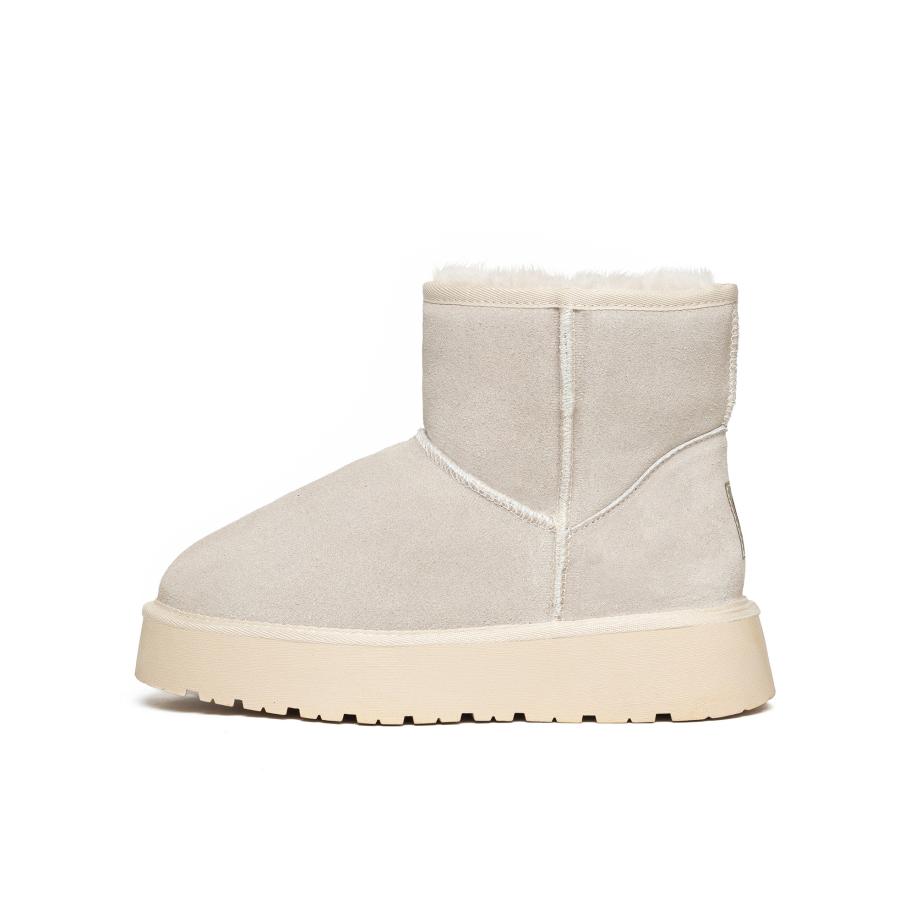 Gooce Boots THIMBLE beige / crème Bruin