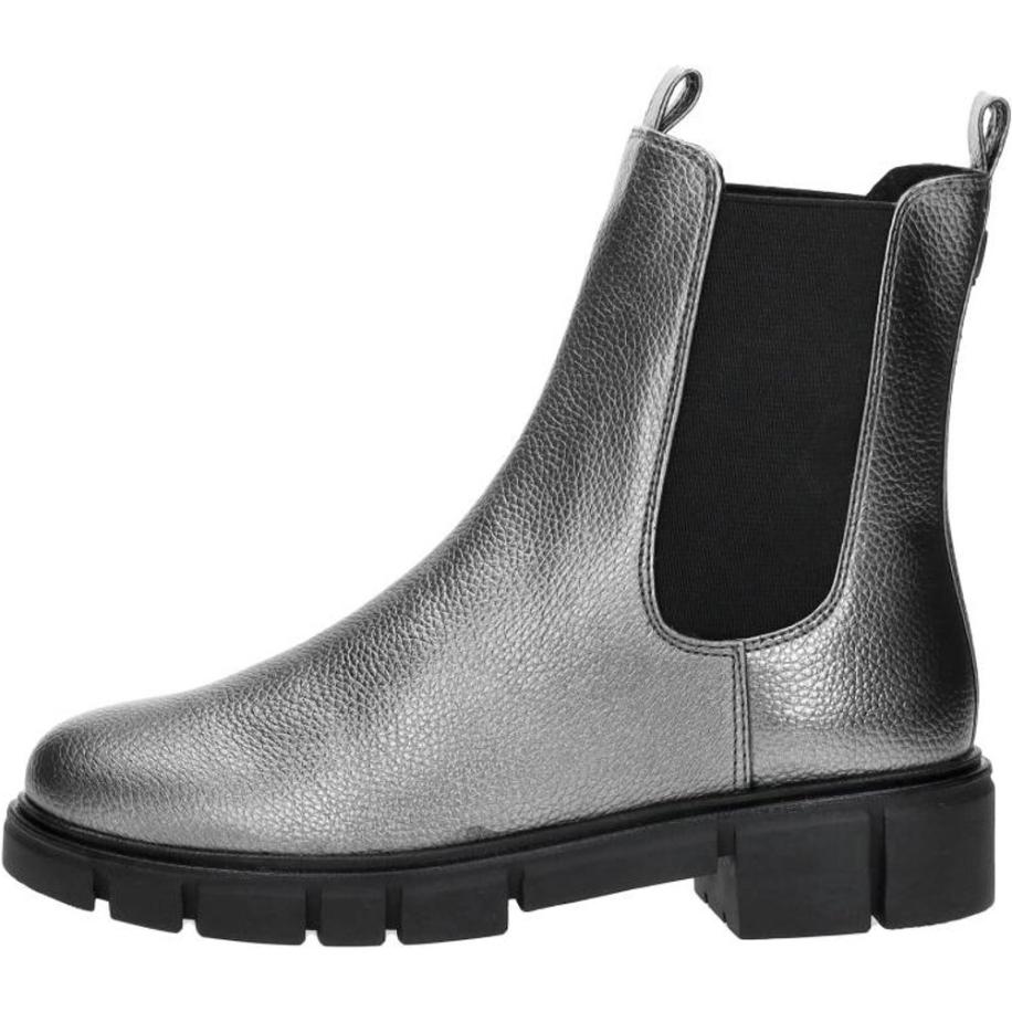 Marco Tozzi - Enkellaarsjes Hak Zilver Zilver