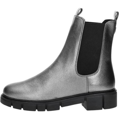 Marco Tozzi - Enkellaarsjes Hak Zilver