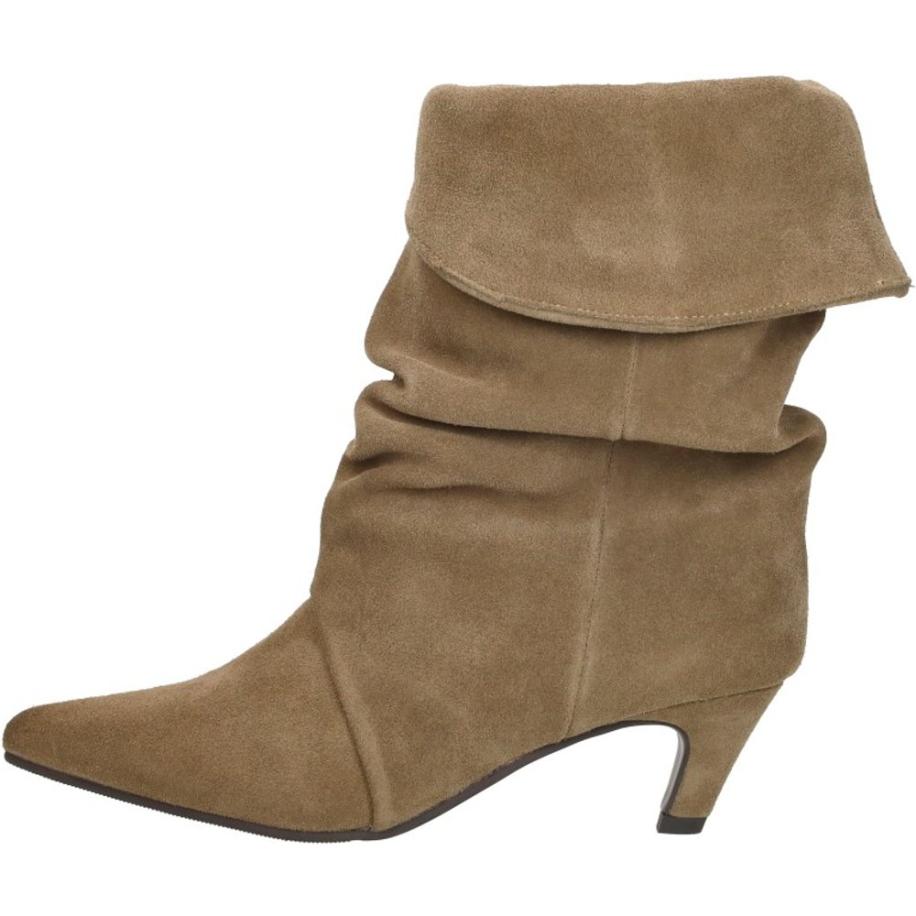 Shoecolate - Enkellaarsjes Hak Bruin