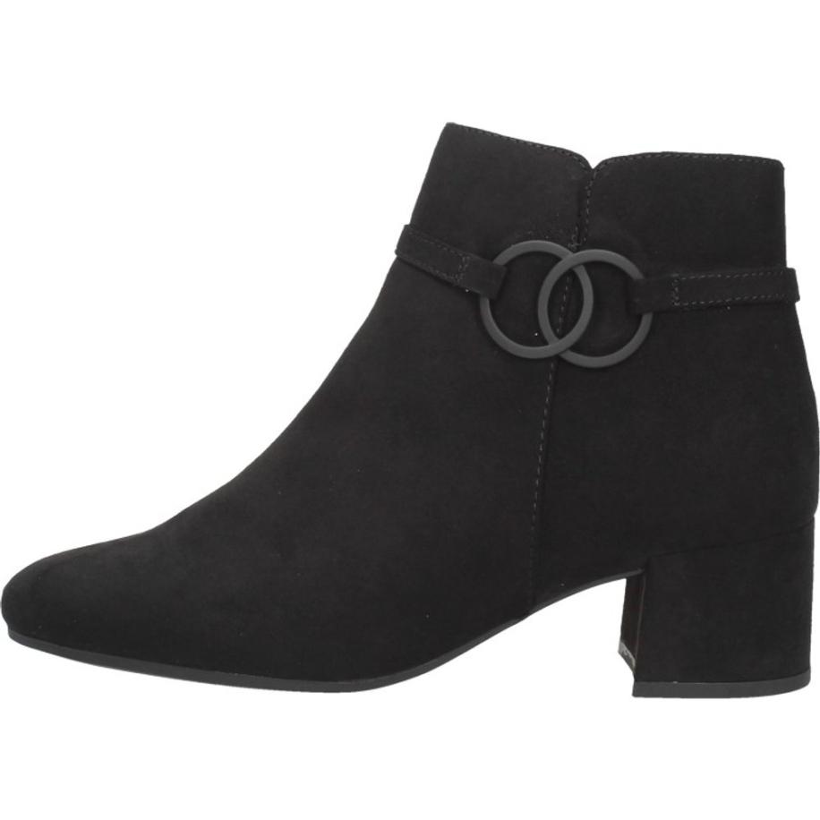 Tamaris - Enkellaarsjes Hak Zwart