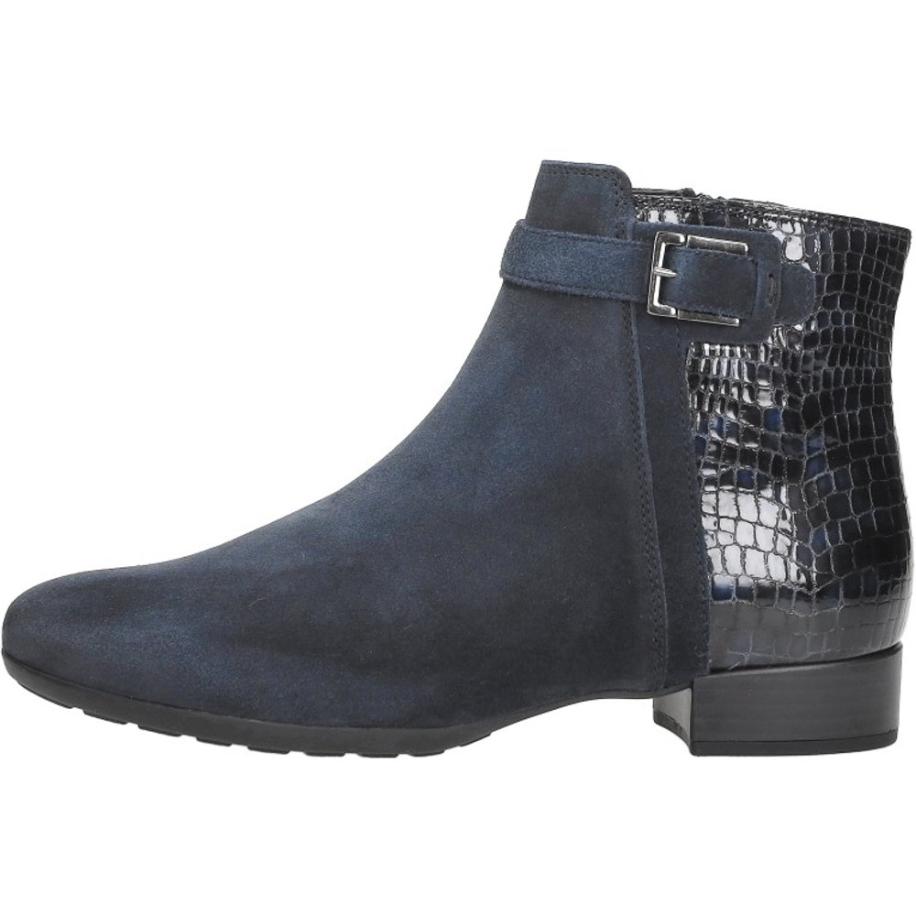 Gabor - Enkellaarsjes Hak Blauw