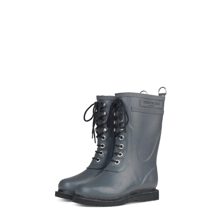 Ilse Jacobsen ILSE JACOBSEN Regenlaarzen Rub 15 grijs / donkergrijs -