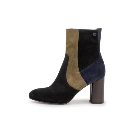 Floris van Bommel Floris van Bommel Enkellaarsjes Kaci 01 navy / lichtgroen / zwart