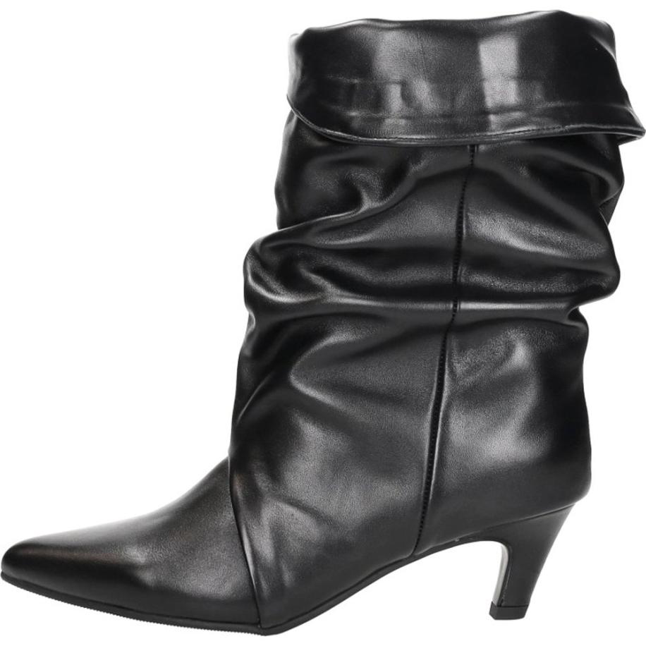 Shoecolate - Enkellaarsjes Hak Zwart