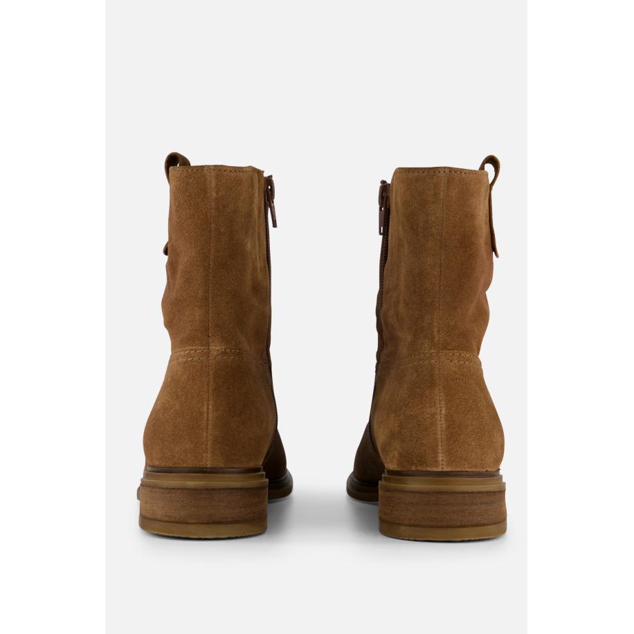 Gabor Enkellaarsjes beige Suede Bruin