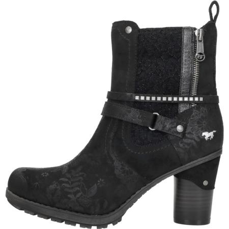 Mustang MUSTANG Enkellaarsjes zwart / zilver