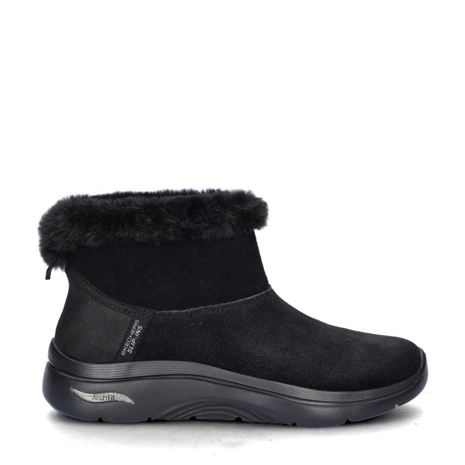 Skechers Hands Free Slip-Ins Go Walk Arch Fit gevoerde boots Zwart 496095 Zwart
