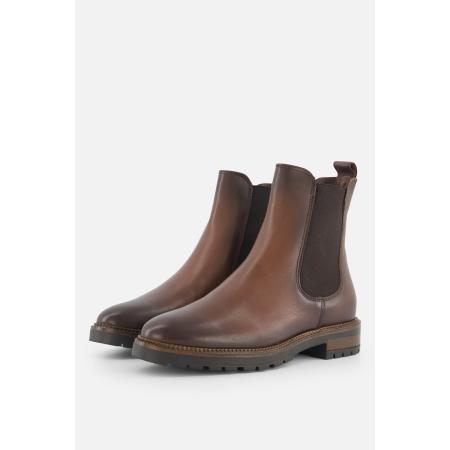 Linea Zeta Chelsea boots cognac Leer