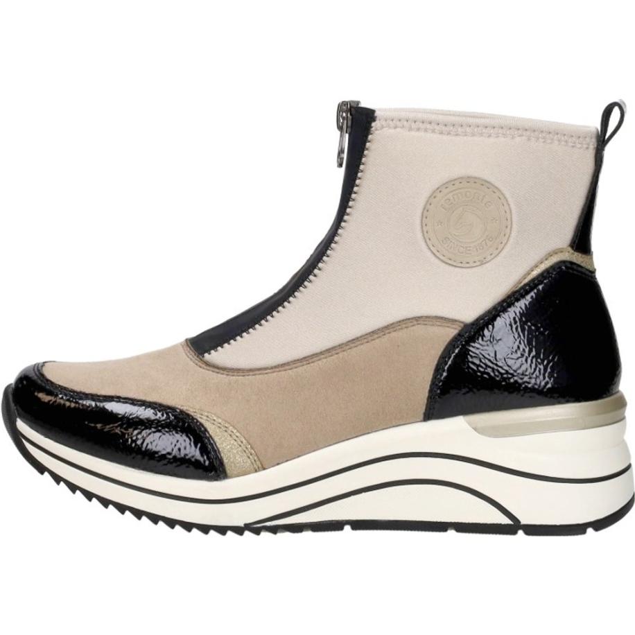 Remonte - Enkellaarsjes Plat Wit