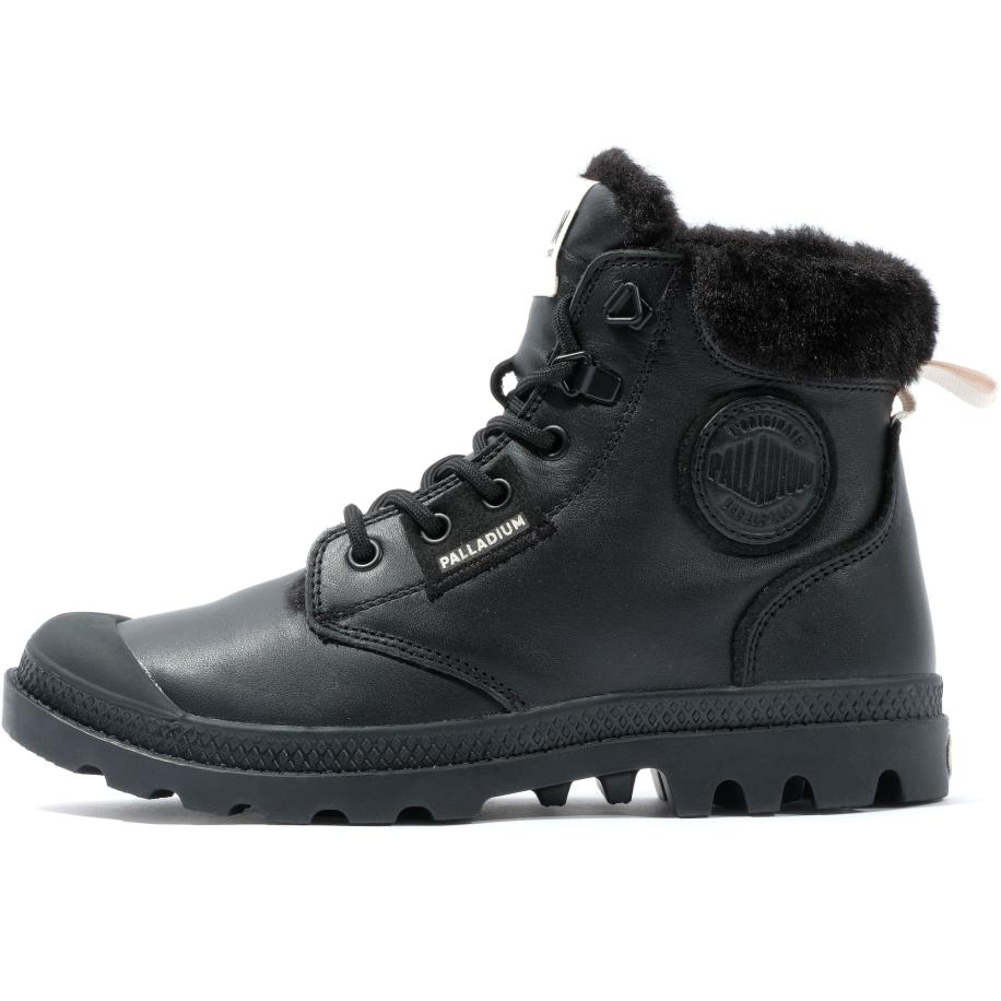 Palladium Palladium Veterlaarsjes Pampa zwart -