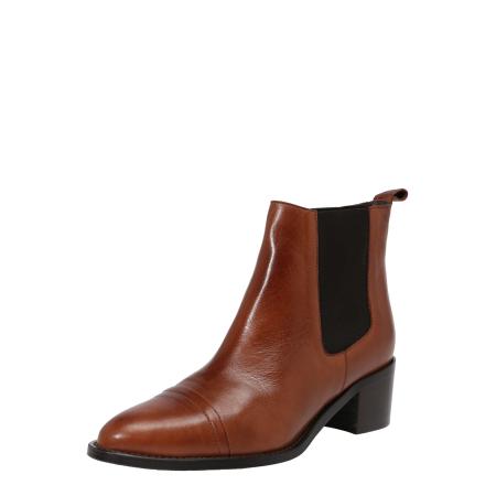 Bianco Bianco Chelsea boots kastanjebruin