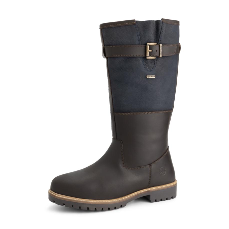 Travelin Travelin Boots donkerblauw / bruin -