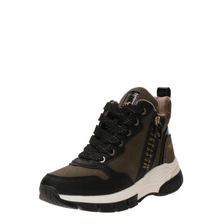 Mustang MUSTANG Veterlaarsjes goud / olijfgroen / zwart
