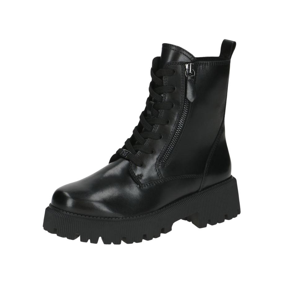 Caprice CAPRICE Veterlaarsjes Dilara zwart -