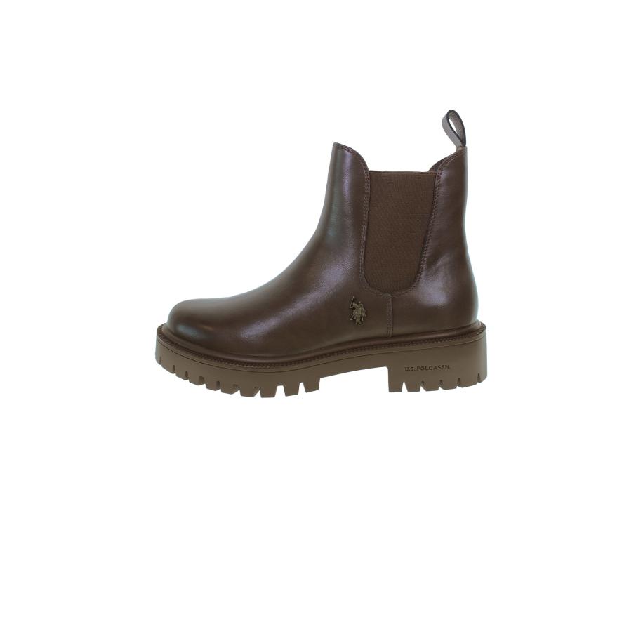 U.S. Polo Assn. U.S. POLO ASSN. Chelsea boots donkerbruin -