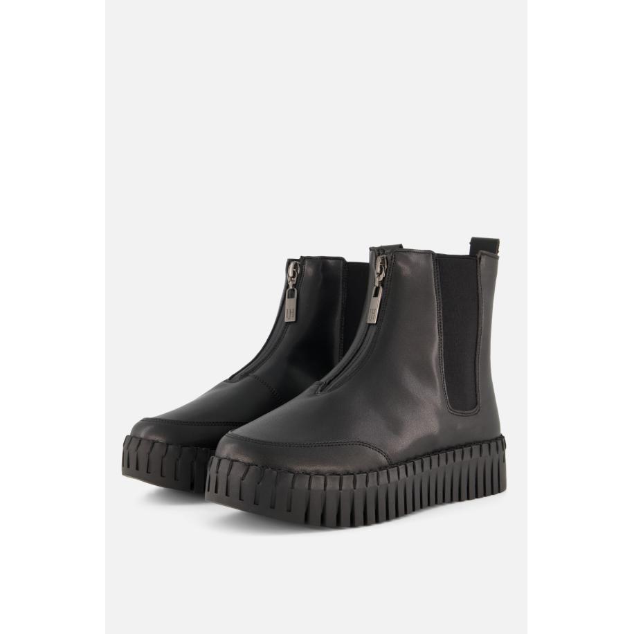 Ilse Jacobsen Tulip6372 Chelsea boots zwart Nylon Zwart