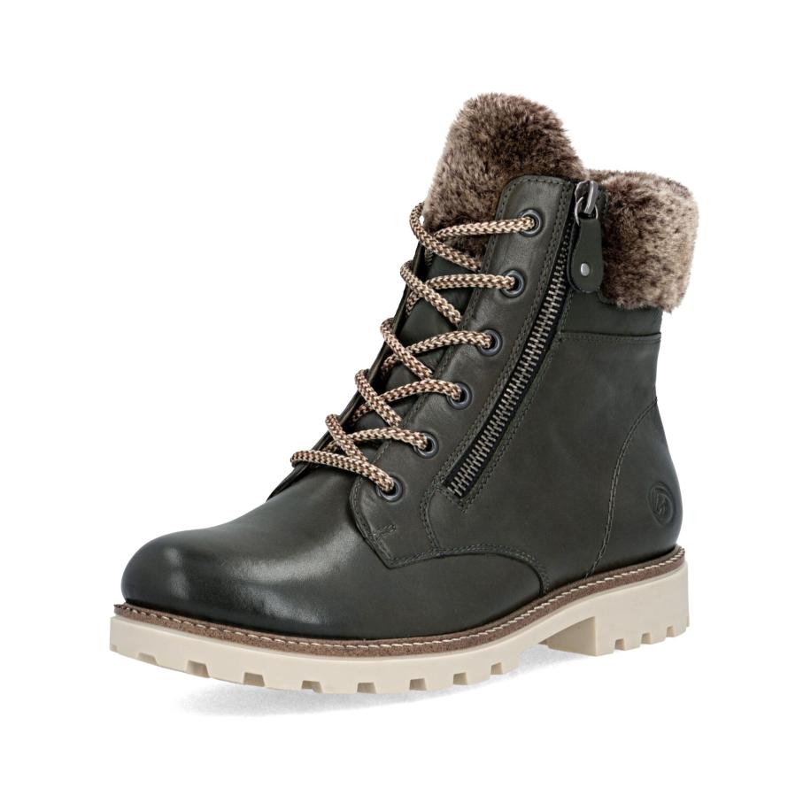 Remonte REMONTE Veterlaarsjes donkergroen -