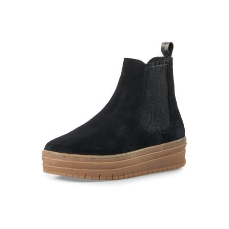 Tamaris Tamaris Chelsea boots zwart / zilver