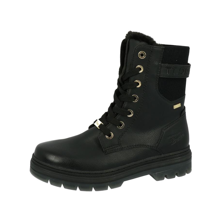 Tom Tailor TOM TAILOR Veterlaarsjes zwart -