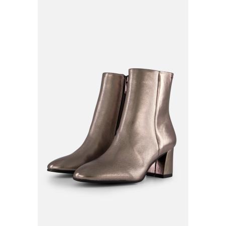 Tamaris Enkellaarsjes zilver Textiel