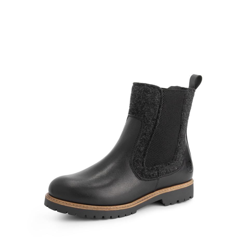 Travelin Travelin Chelsea boots Okstindal zwart -