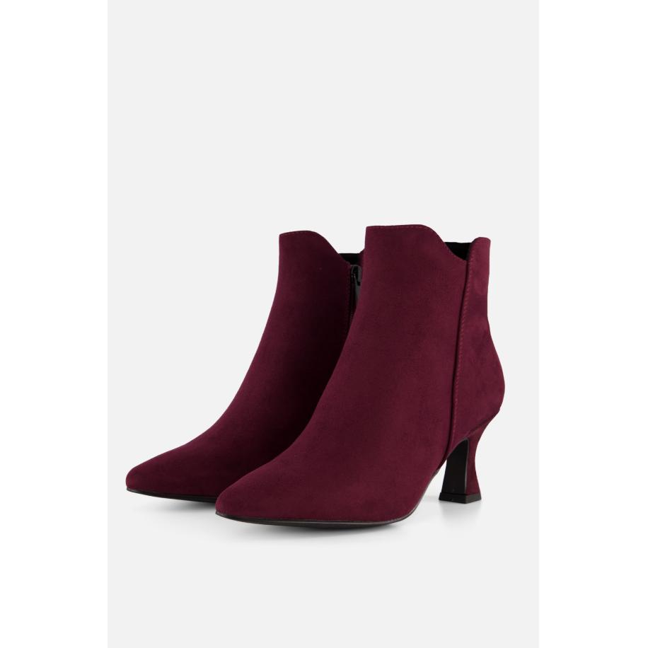 Marco Tozzi Enkellaarsjes rood Textiel Rood