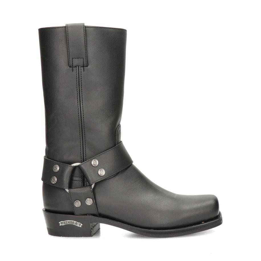 Sendra 1918 Pete bikerboots Zwart 448018 Zwart